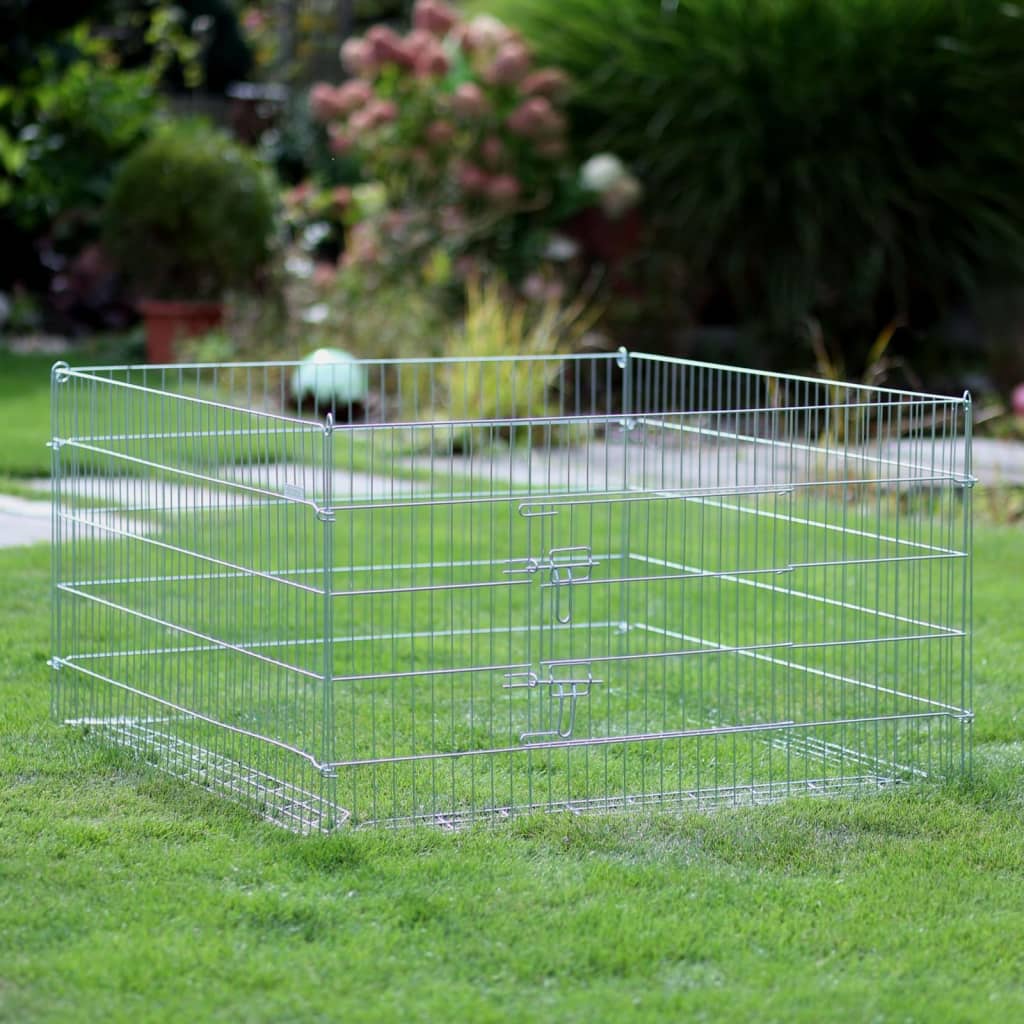 Kerbl Wybieg zewnętrzny dla małych zwierząt, z barierką, 115x115x65 cm