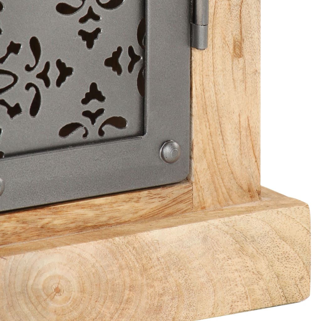 vidaXL Szafka ze stalowymi drzwiczkami, 60x35x75 cm, lite drewno mango