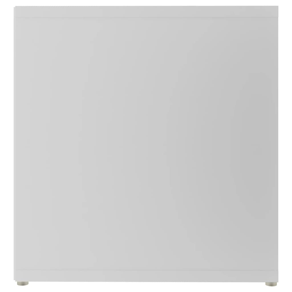 vidaXL Szafka pod TV, biała, 142,5x35x36,5 cm, płyta wiórowa