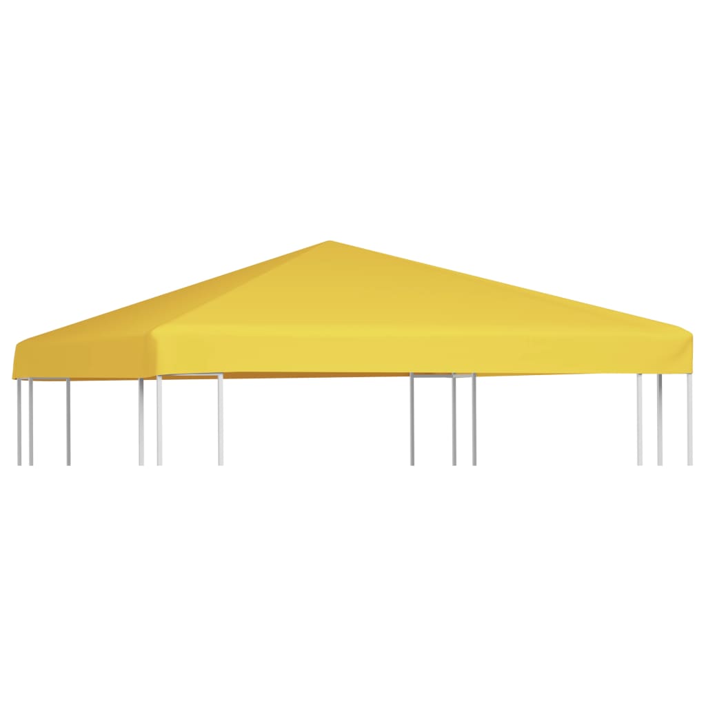vidaXL Zadaszenie altany ogrodowej, 270 g/m², 3x3 m, żółte