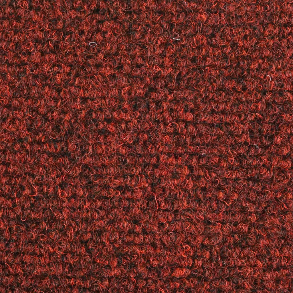 vidaXL Samoprzylepne nakładki na schody, 5 szt., czerwone, 56x17x3 cm