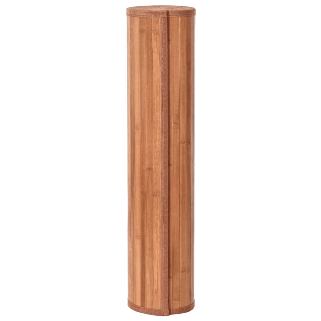 vidaXL Dywan prostokątny, brązowy, 60x200 cm, bambusowy