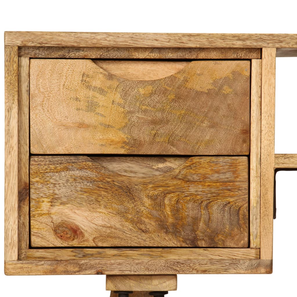 vidaXL Biurko z litego drewna mango, 115 x 47 x 76 cm
