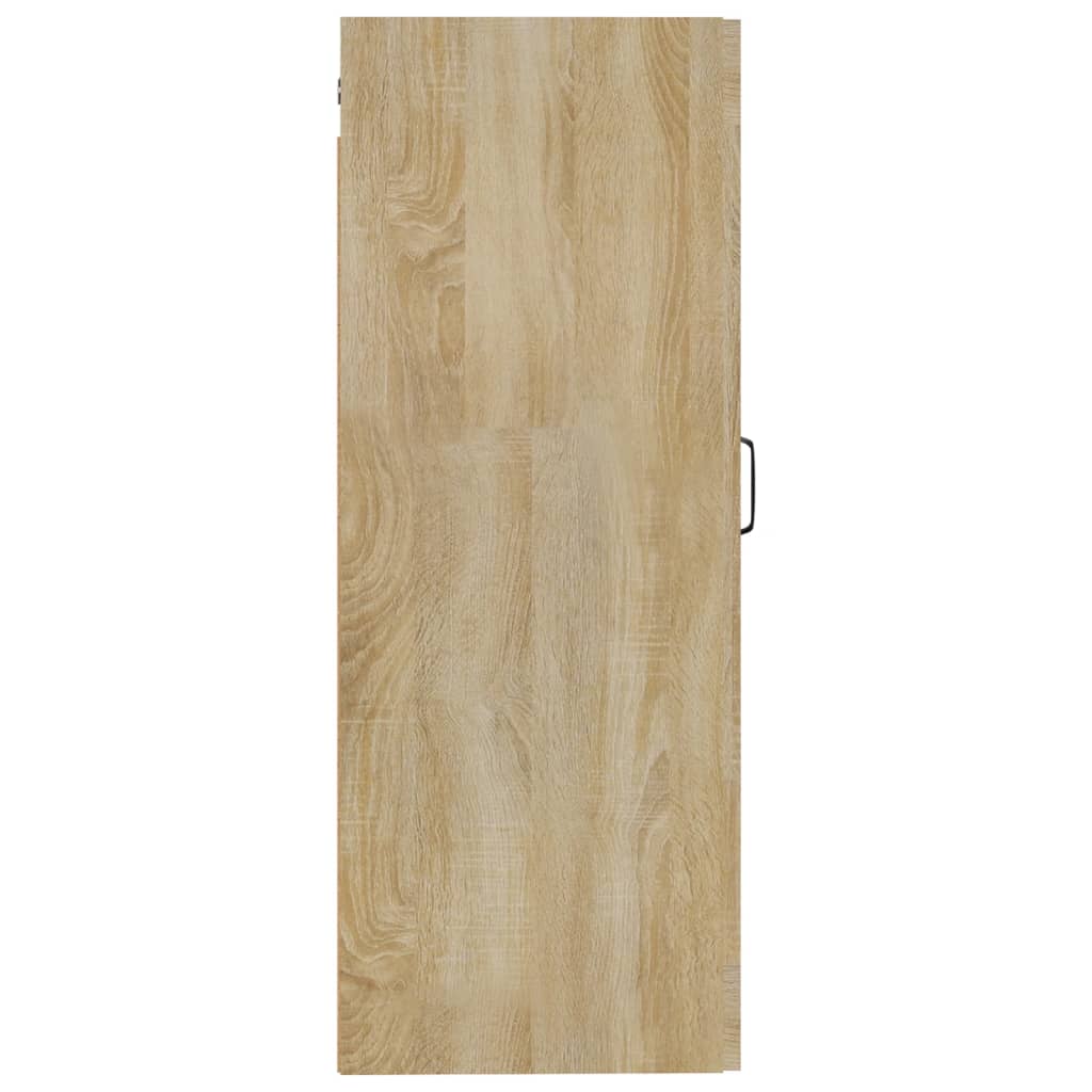 vidaXL Szafka wisząca, dąb sonoma, 35x34x90cm, materiał drewnopochodny