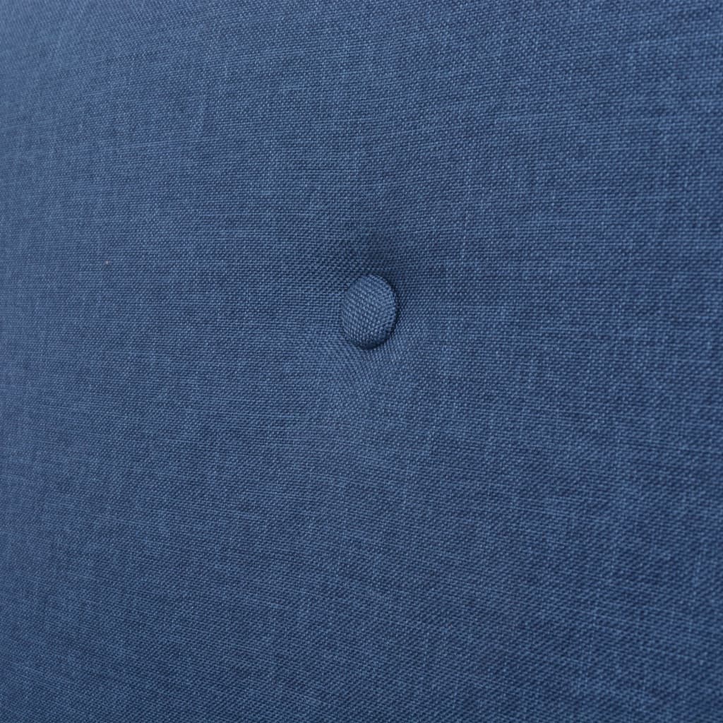 vidaXL 2-osobowa sofa tapicerowana, niebieska