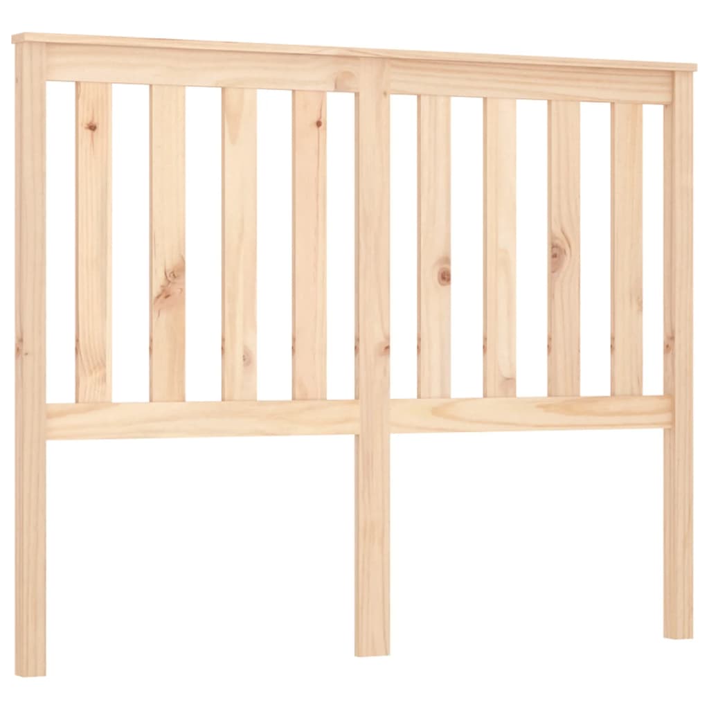 vidaXL Wezgłowie łóżka, 146x6x101 cm, lite drewno sosnowe