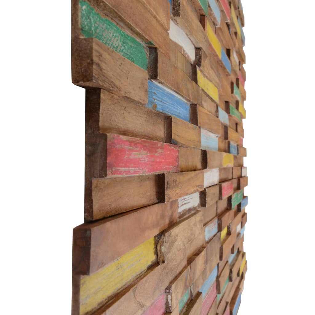vidaXL Ścienne panele okładzinowe, 10 szt., 1,03 m², drewno tekowe