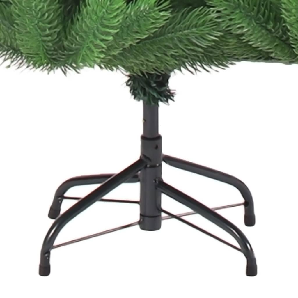 vidaXL Sztuczna jodła kaukaska z lampkami, zielona, 240 cm