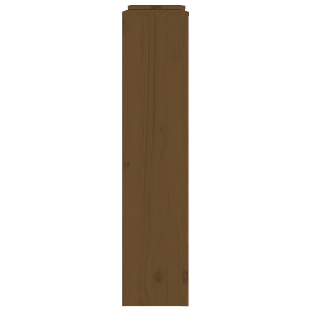 vidaXL Osłona grzejnika, miodowy brąz, 210x21x85 cm, drewno sosnowe