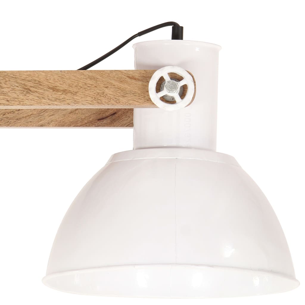 vidaXL Industrialna lampa wisząca, 25 W, biała, 109 cm, E27