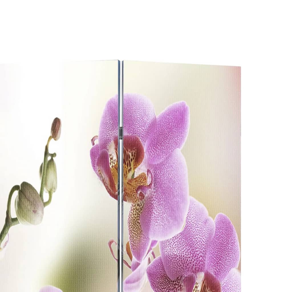 vidaXL Składany parawan, 217x170 cm, motyw kwiatowy