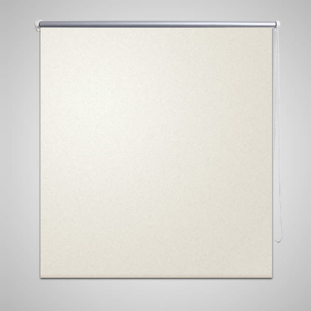 vidaXL Roleta zaciemniająca, 80 x 175 cm, złamana biel