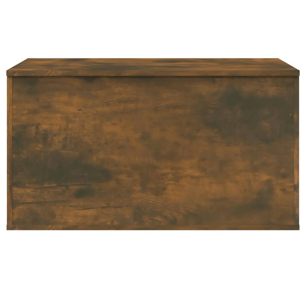 vidaXL Skrzynia, przydymiony dąb, 84x42x46 cm, materiał drewnopochodny