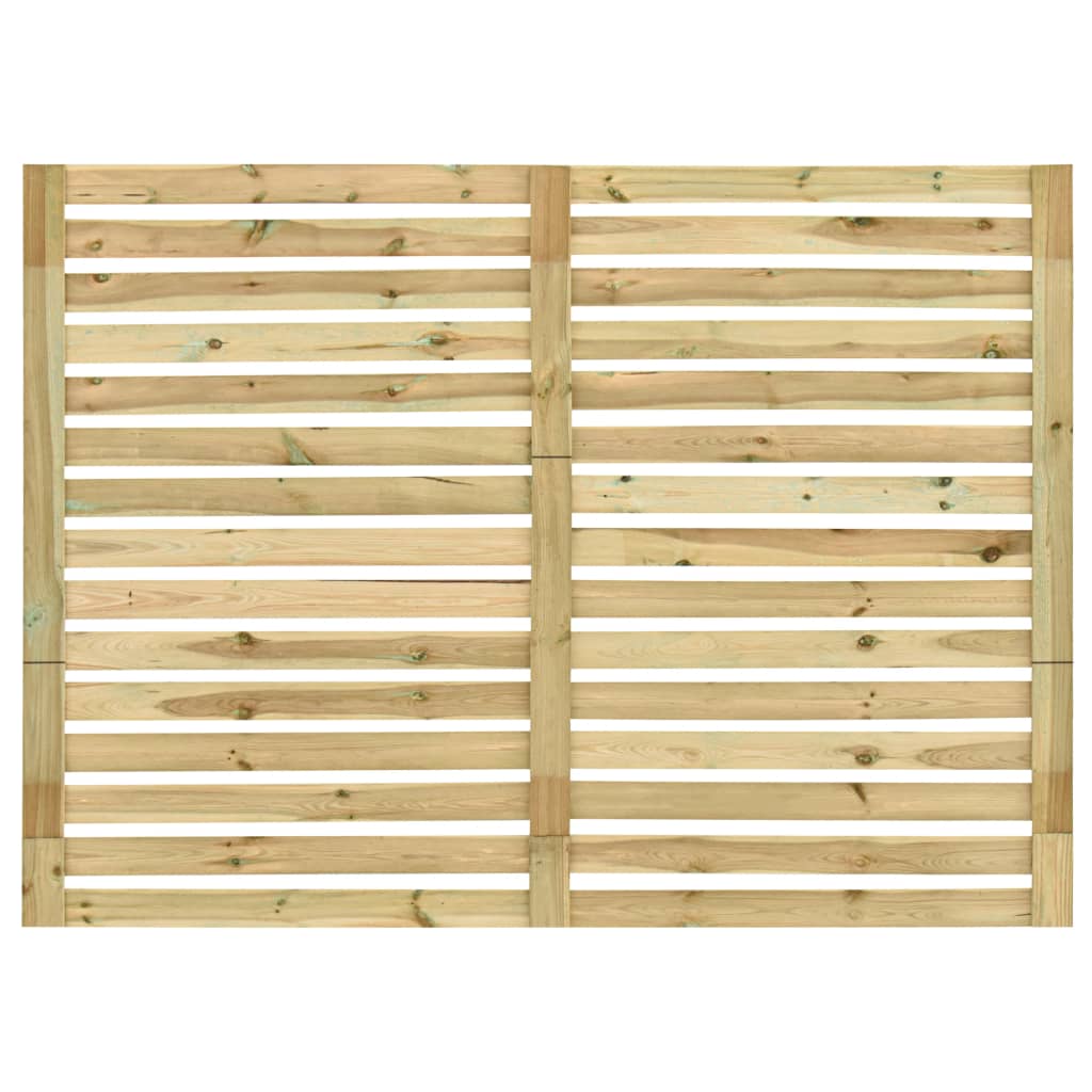 vidaXL Panel ogrodzeniowy, impregnowane drewno sosnowe, 180x180 cm