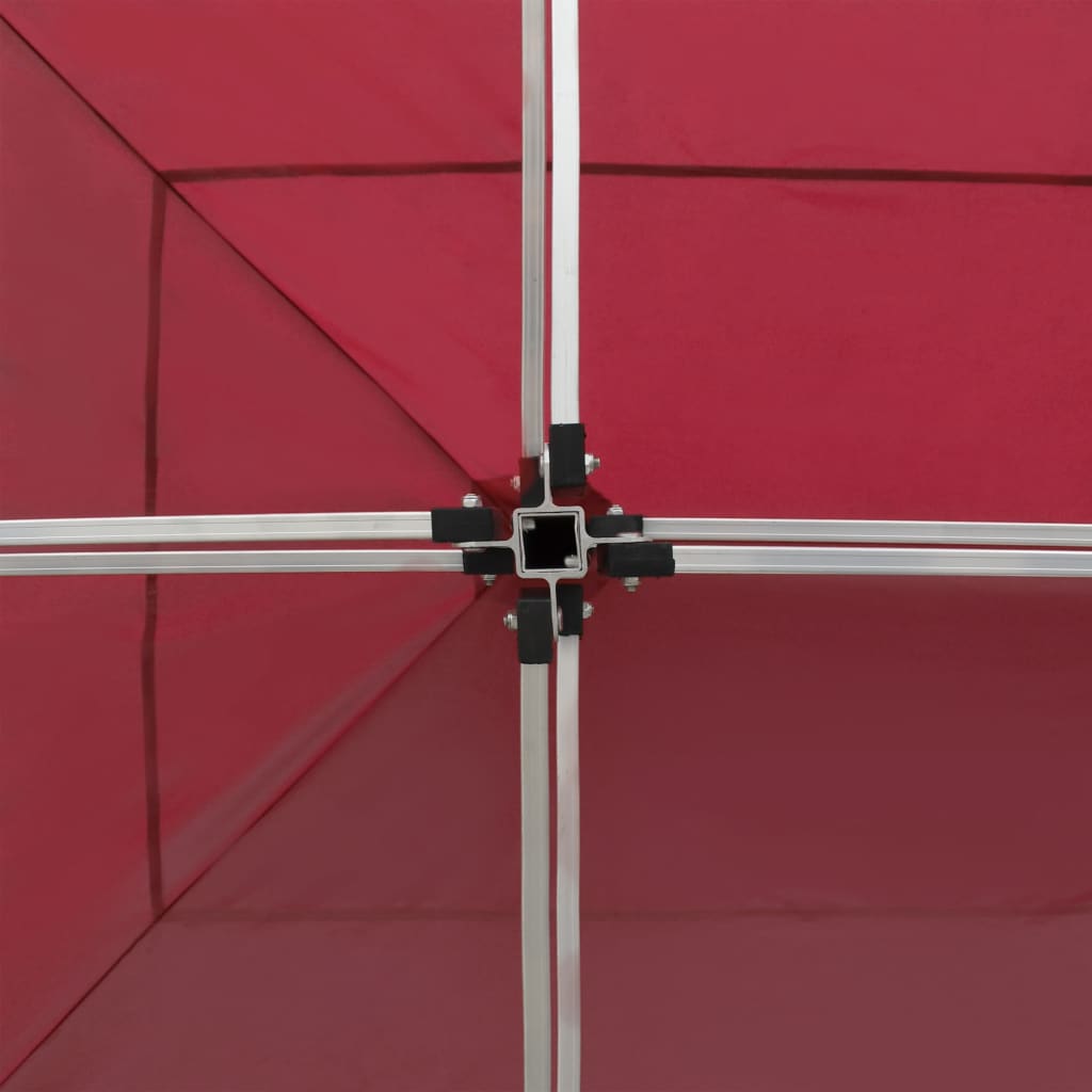 vidaXL Profesjonalny, składany namiot imprezowy, 6 x 3 m, czerwony
