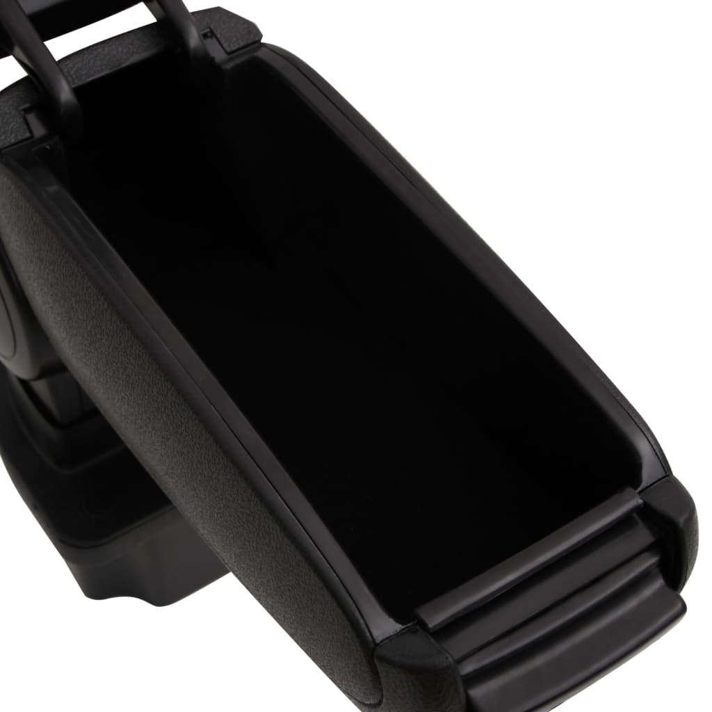 vidaXL Podłokietnik samochodowy, czarny, 13,5x32,5x(31-46,5) cm, ABS