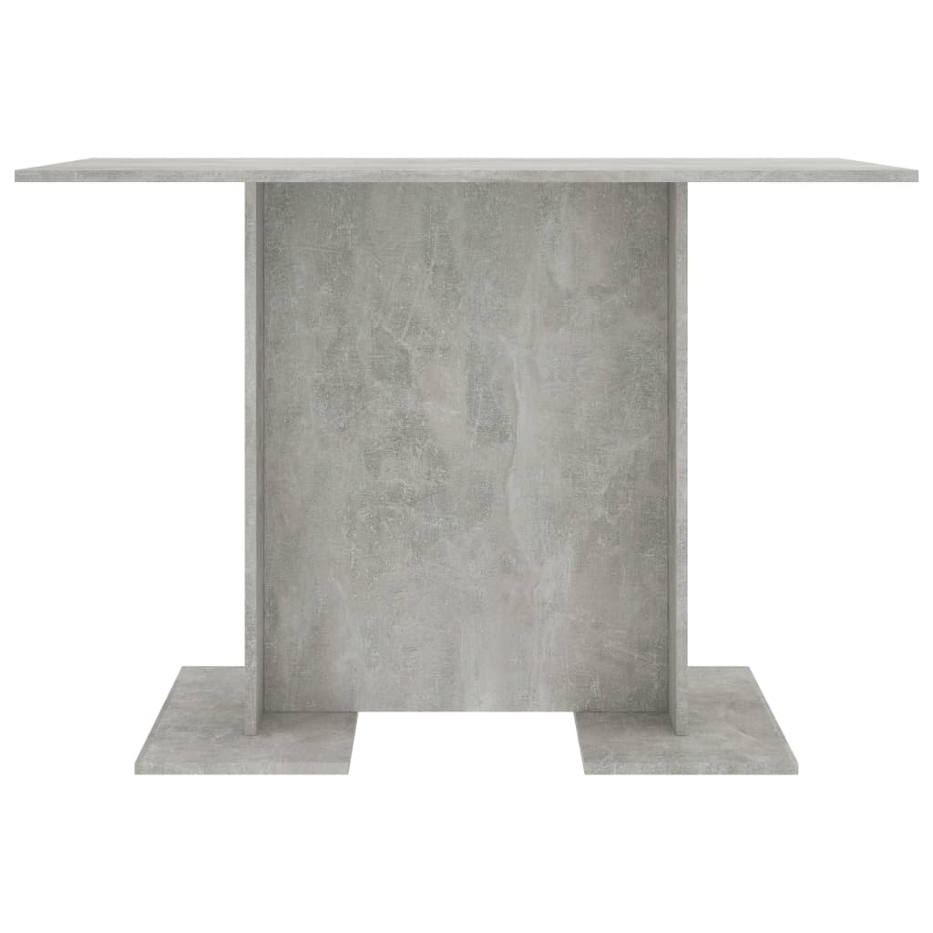 vidaXL Stół jadalniany, szarość betonu, 110x60x75 cm