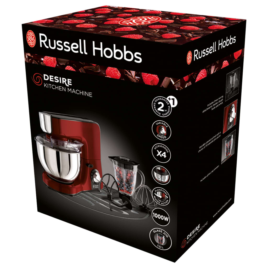 Russel Hobbs Robot kuchenny Desire, czerwony, 1000 W