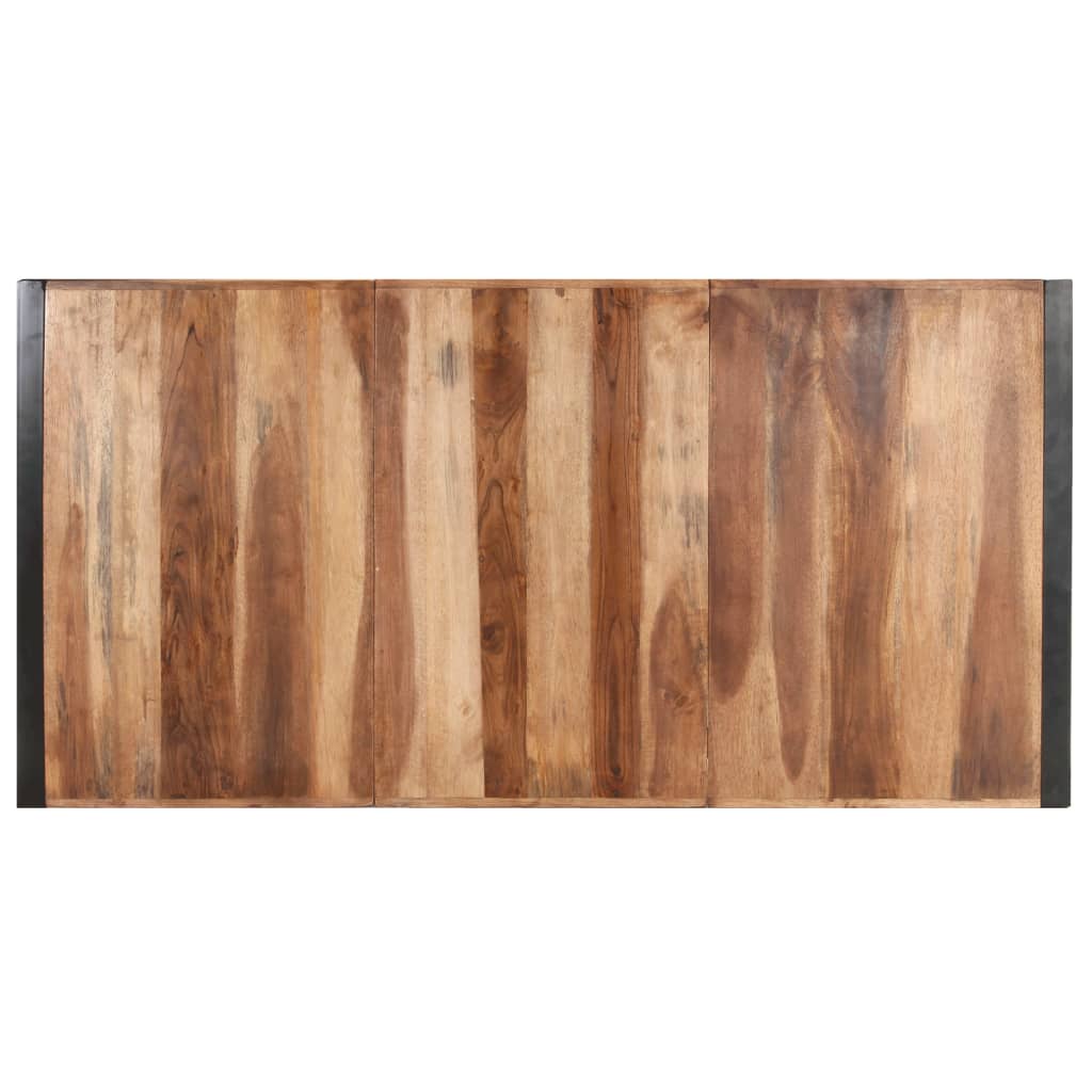 vidaXL Stolik kawowy, 180x90x40 cm, lite drewno wykończone na sheesham