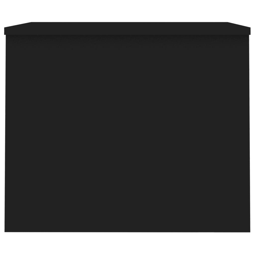 vidaXL Stolik kawowy, czarny, 80x50,5x41,5 cm, materiał drewnopochodny