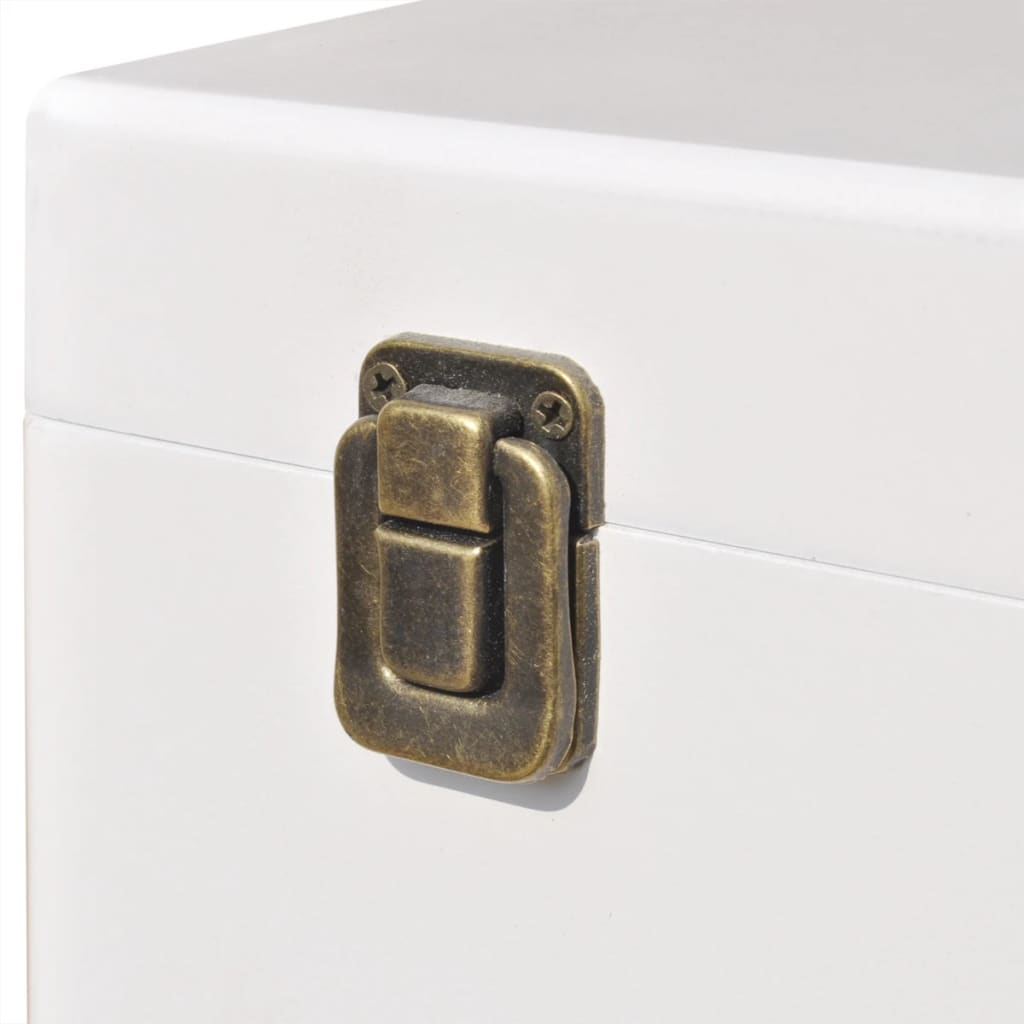 vidaXL Szafka w kształcie walizki, 40x30x57 cm, biała