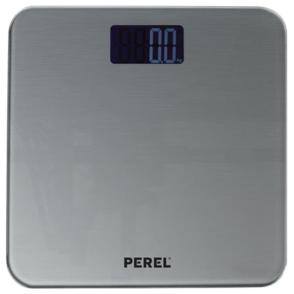 Perel Cyfrowa waga łazienkowa, 180 kg, szara