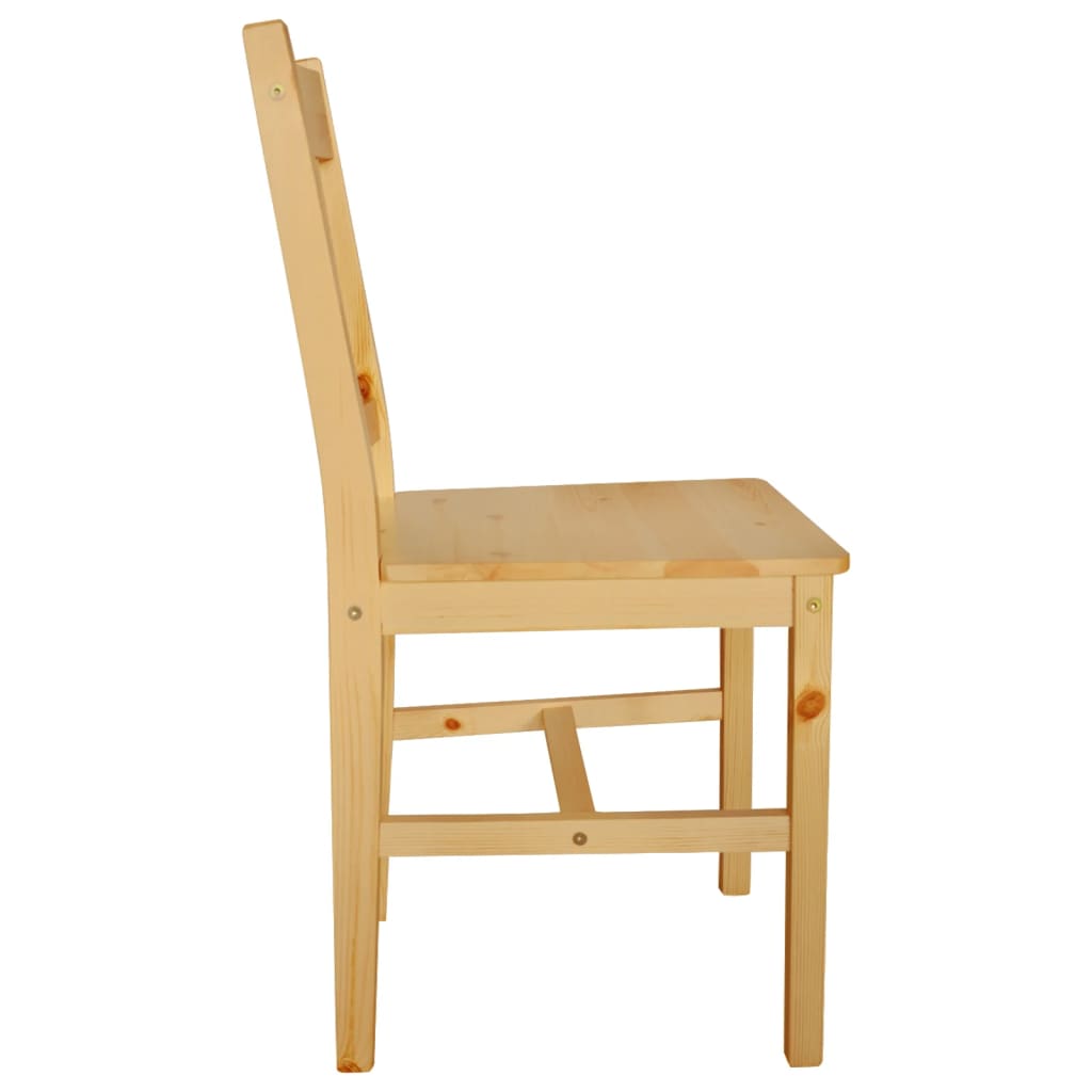 vidaXL Krzesła stołowe, 4 szt., drewno sosnowe