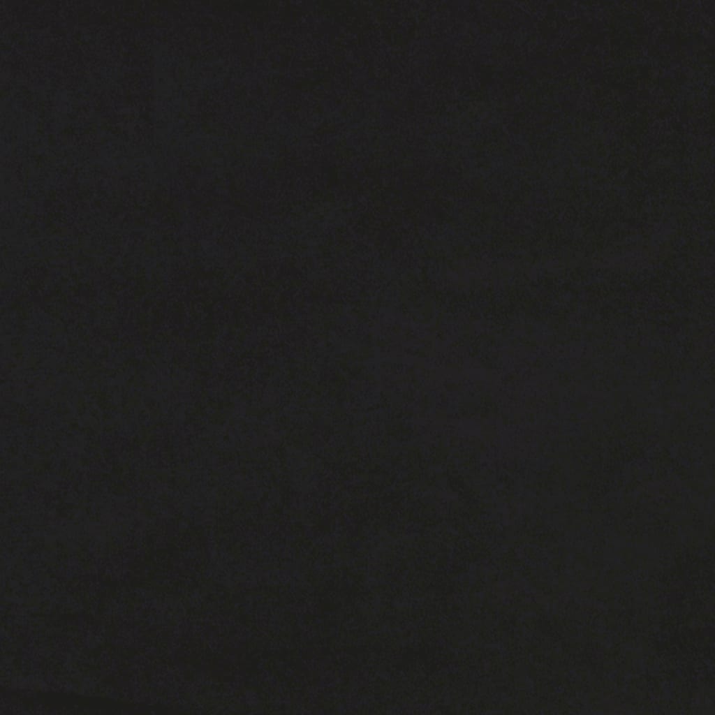 vidaXL Poduszka na wezgłowie, czarna, 80 cm, aksamitna