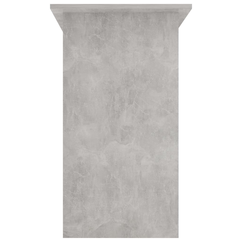 vidaXL Biurko, betonowa szarość, 80x45x74 cm, płyta wiórowa