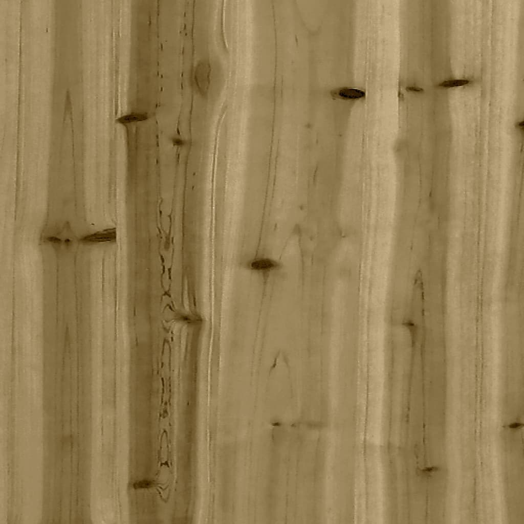 vidaXL Podnóżek ogrodowy, 120x80 cm, impregnowane drewno sosnowe