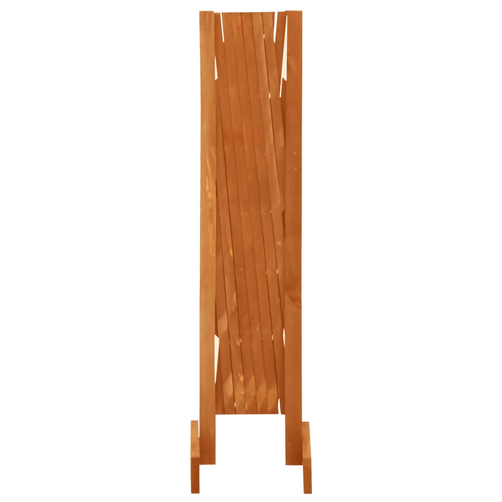 vidaXL Ogrodowy płot kratkowy, pomarańczowy, 120x90 cm, drewno jodłowe