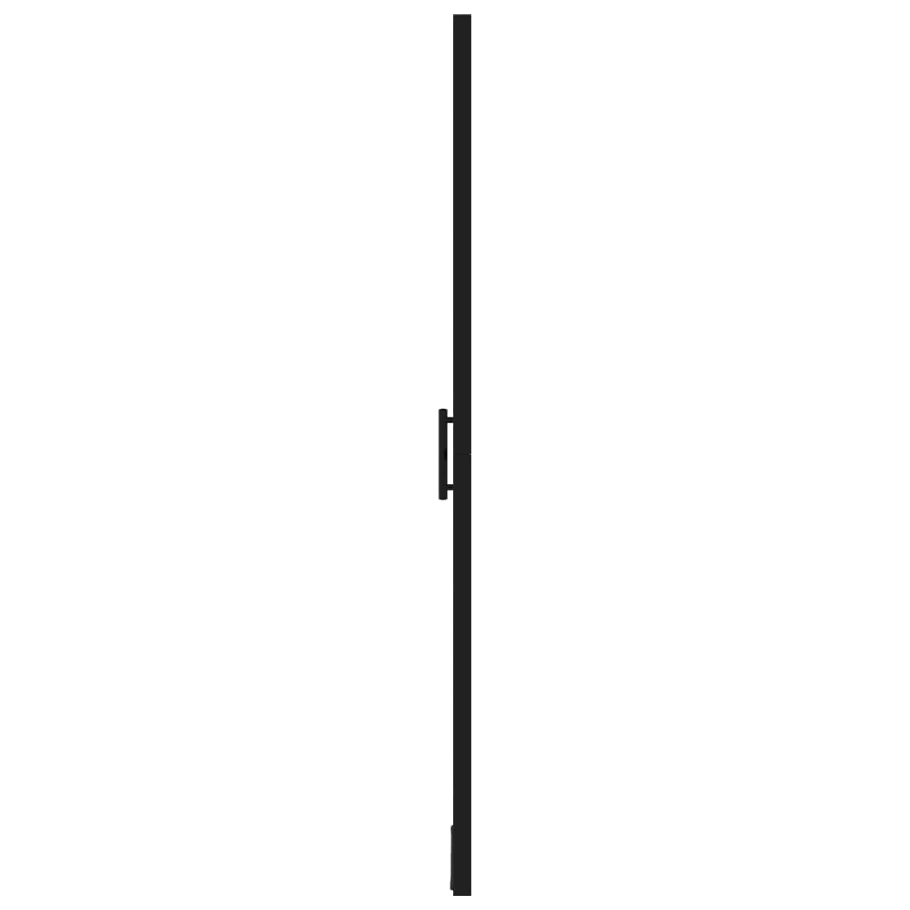 vidaXL Drzwi prysznicowe, hartowane szkło, 91 x 195 cm, czarne