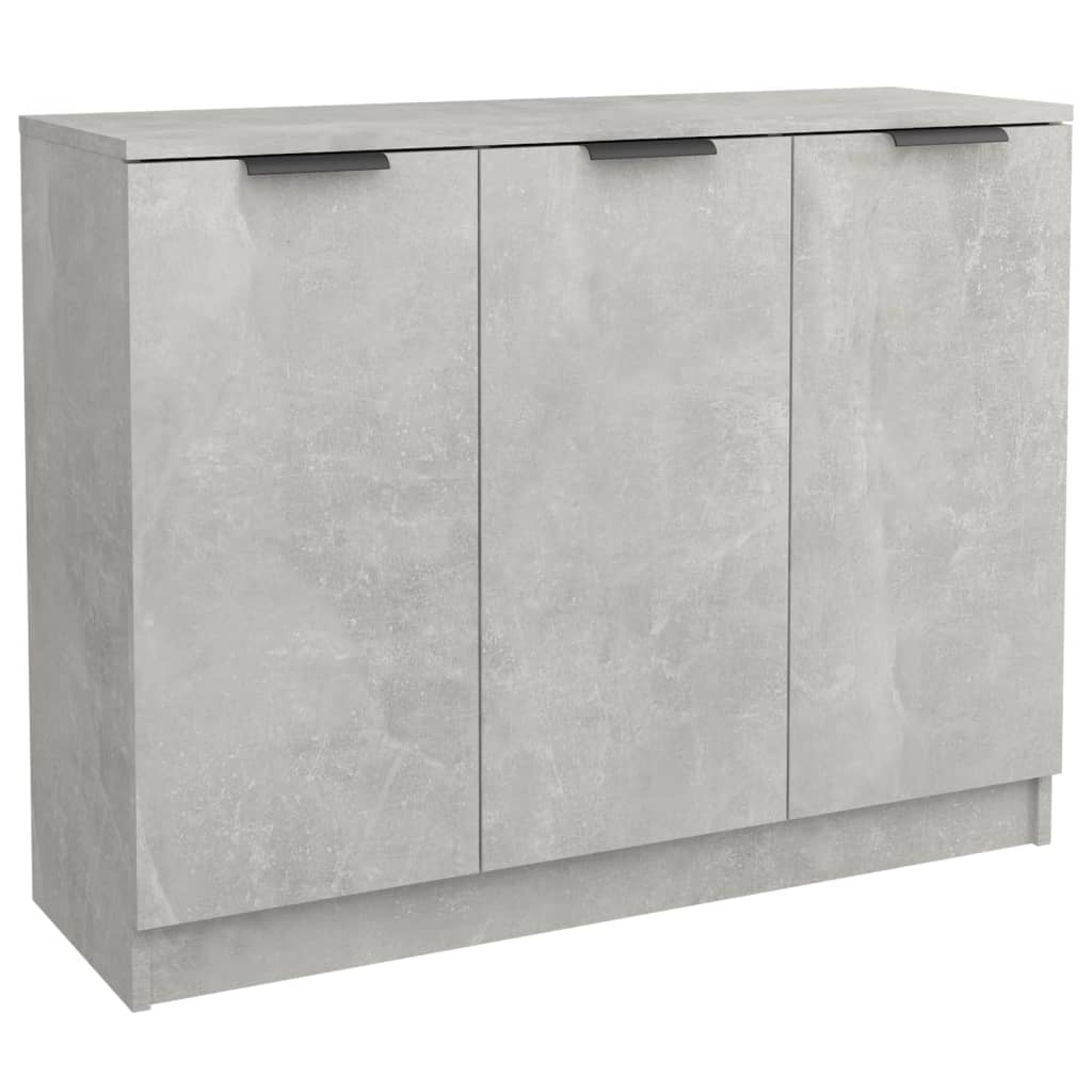 vidaXL Komoda, szarość betonu, 90,5x30x70 cm, materiał drewnopochodny