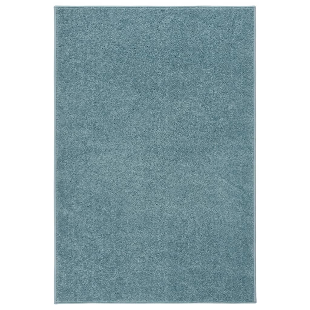 vidaXL Dywan z krótkim runem, 200 x 290 cm, niebieski