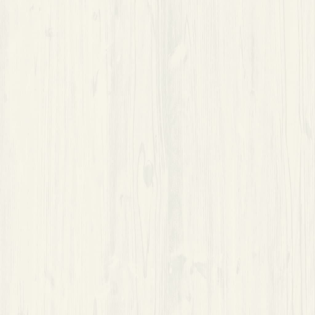 vidaXL Szafka z szufladami VIGO, 113x40x75 cm, biała, lita sosna