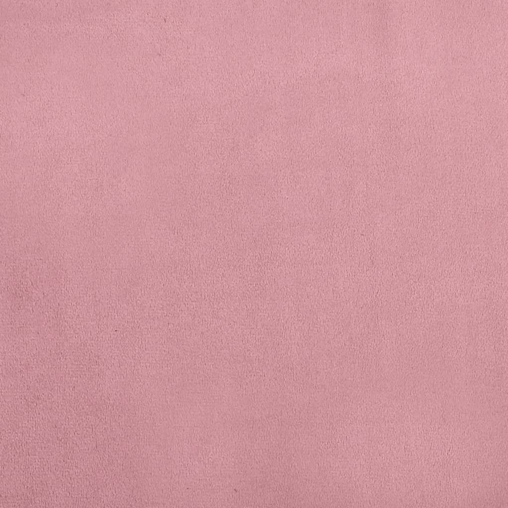 vidaXL Sofa dla dzieci, różowa, 70x45x33 cm, aksamit