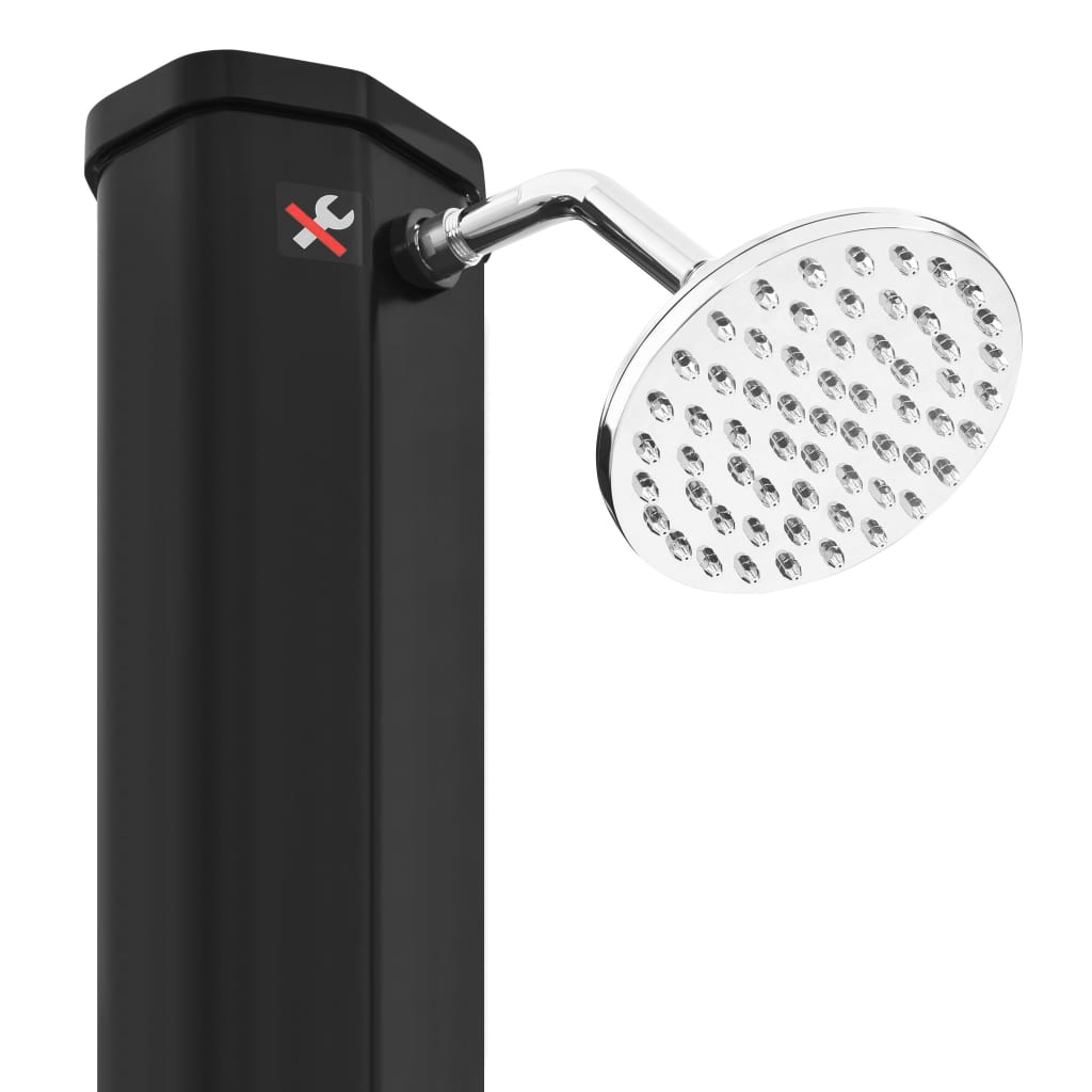 vidaXL Ogrodowy prysznic solarny z końcówką prysznicową i kranem, 35 L