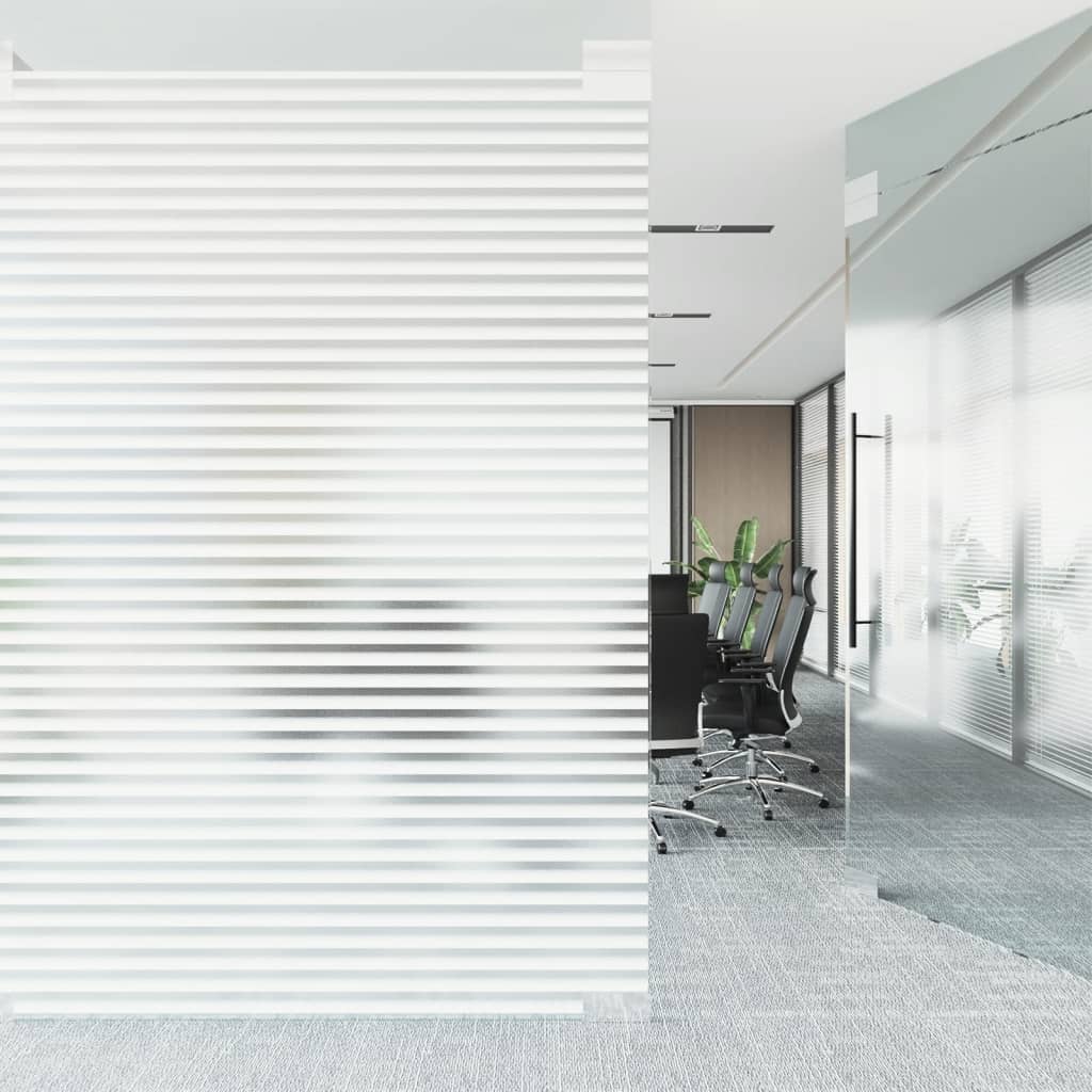 vidaXL Folia okienna, matowa, wzór żaluzjowy, 45x500 cm, PVC