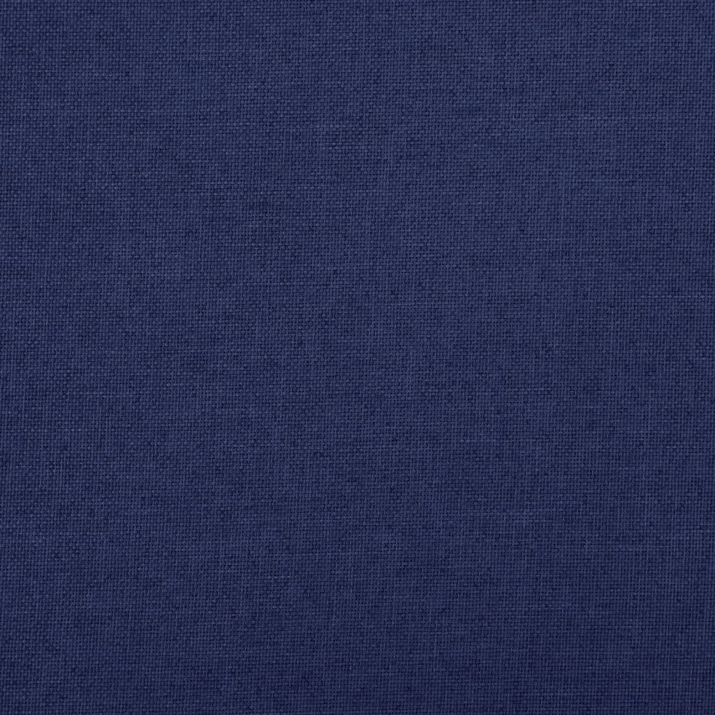 vidaXL Składana ławka ze schowkiem, niebieska, 76x38x38 cm