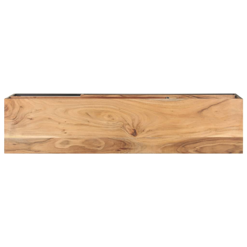 vidaXL Szafka pod TV, 130 x 30 x 45 cm, lite drewno akacjowe