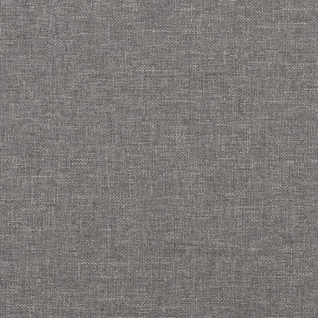 vidaXL Sofa 2-osobowa, jasnoszara, 120 cm, tapicerowana tkaniną