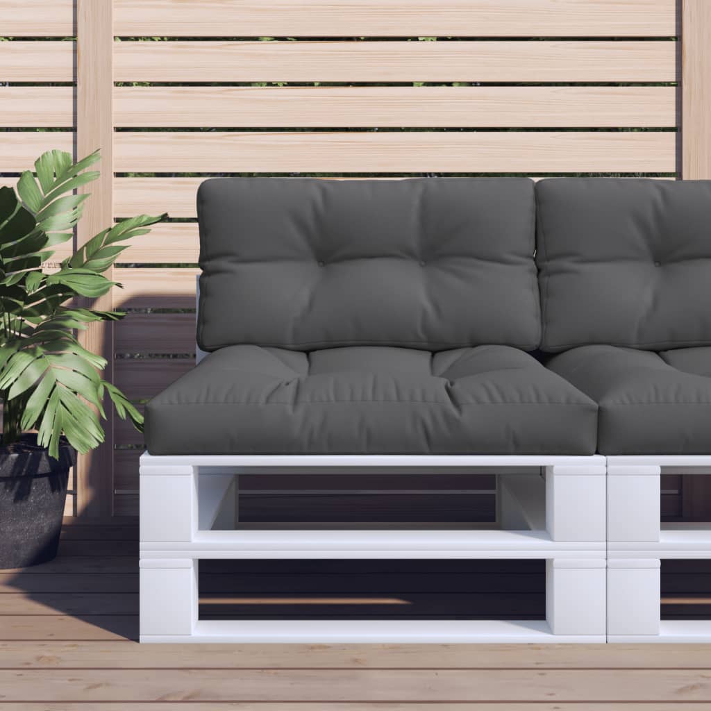 vidaXL Poduszka na sofę z palet, antracytowa, 70x40x10 cm