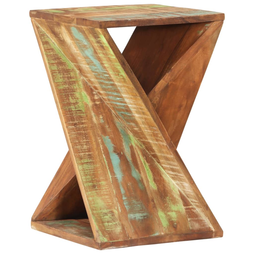 vidaXL Stolik pomocniczy, 35x35x55 cm, lite drewno odzyskane