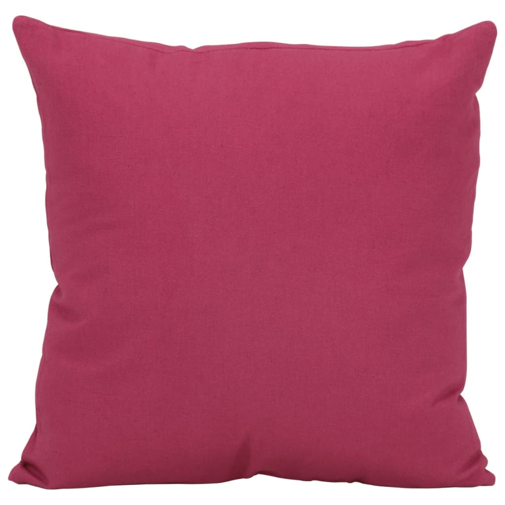 vidaXL 7-częściowy zestaw poduszek dekoracyjnych, różowy, tkanina