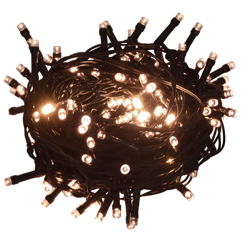 vidaXL Sztuczna choinka ze stojakiem i LED, czarna, 210 cm, PVC