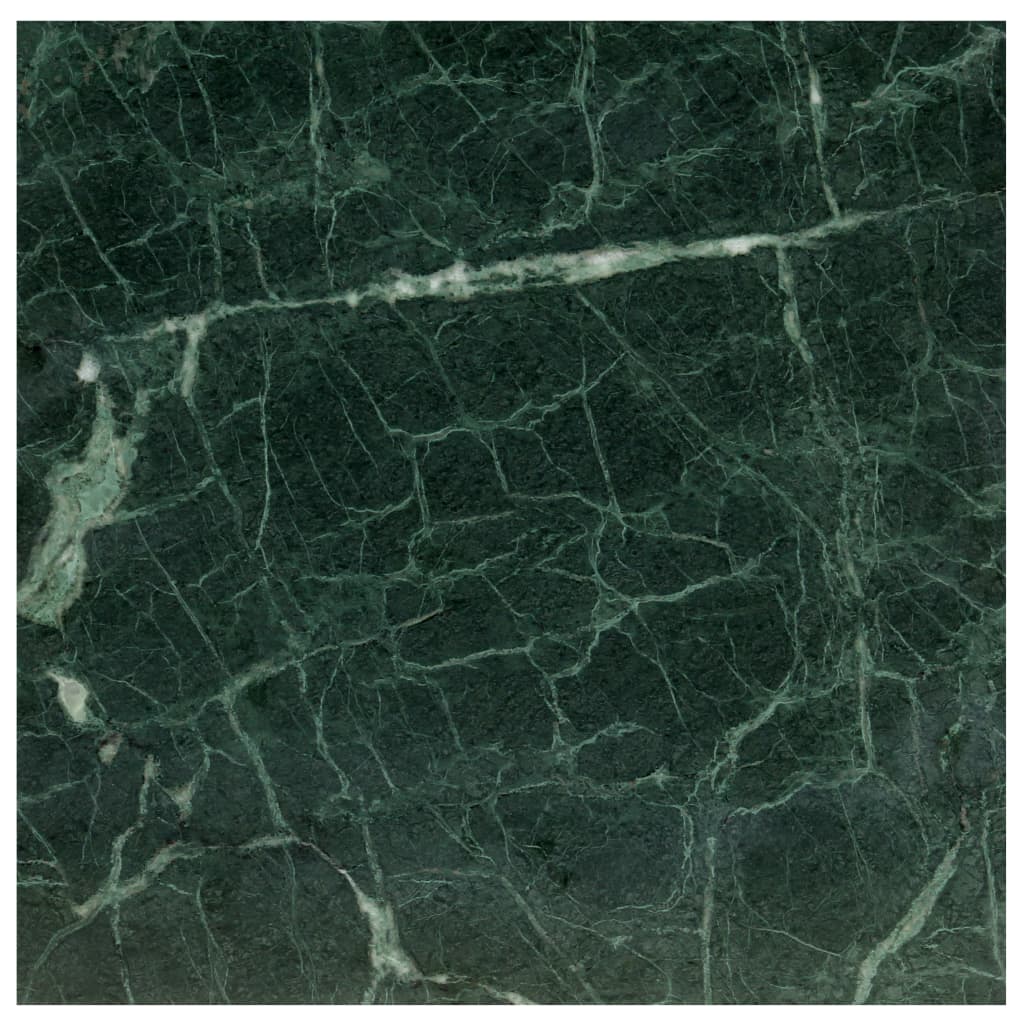 vidaXL Stolik kawowy, zielony, 60x60x35 cm, kamień o teksturze marmuru
