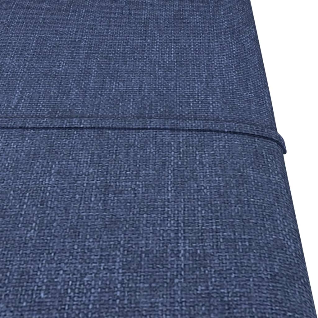 vidaXL Panele ścienne, 12 szt., niebieskie, 30x30 cm, tkanina, 1,08 m²