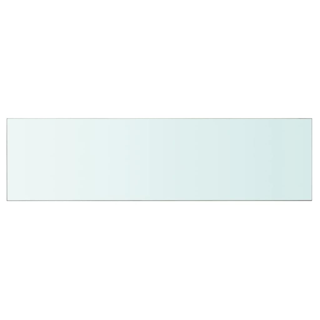 vidaXL Szklany, bezbarwny panel, 110x30 cm