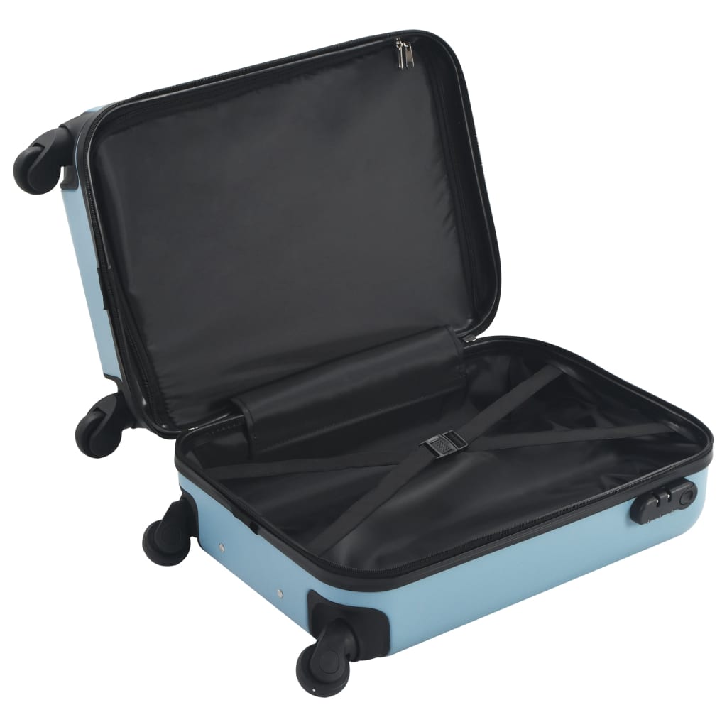 vidaXL Twarda walizka, niebieska, ABS