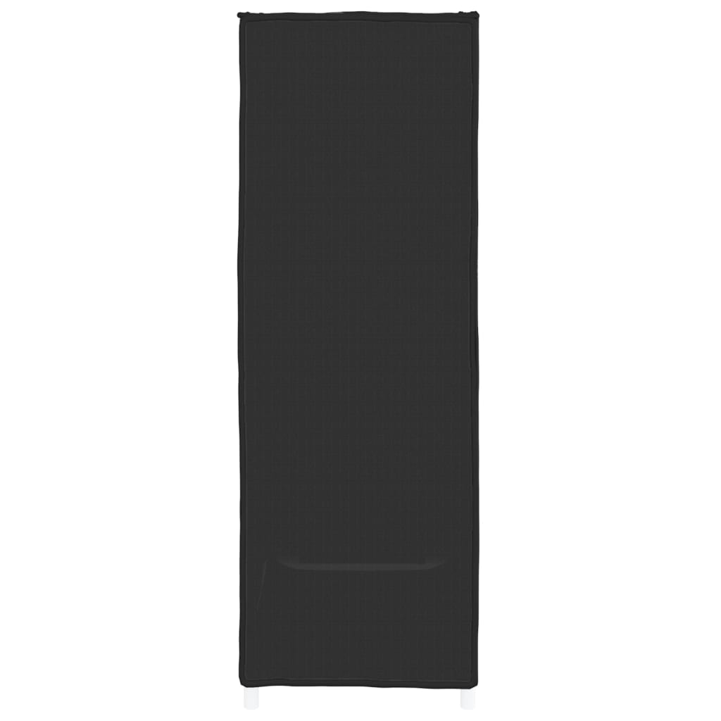vidaXL Szafka na buty, czarna, 60x28x90 cm, materiałowa